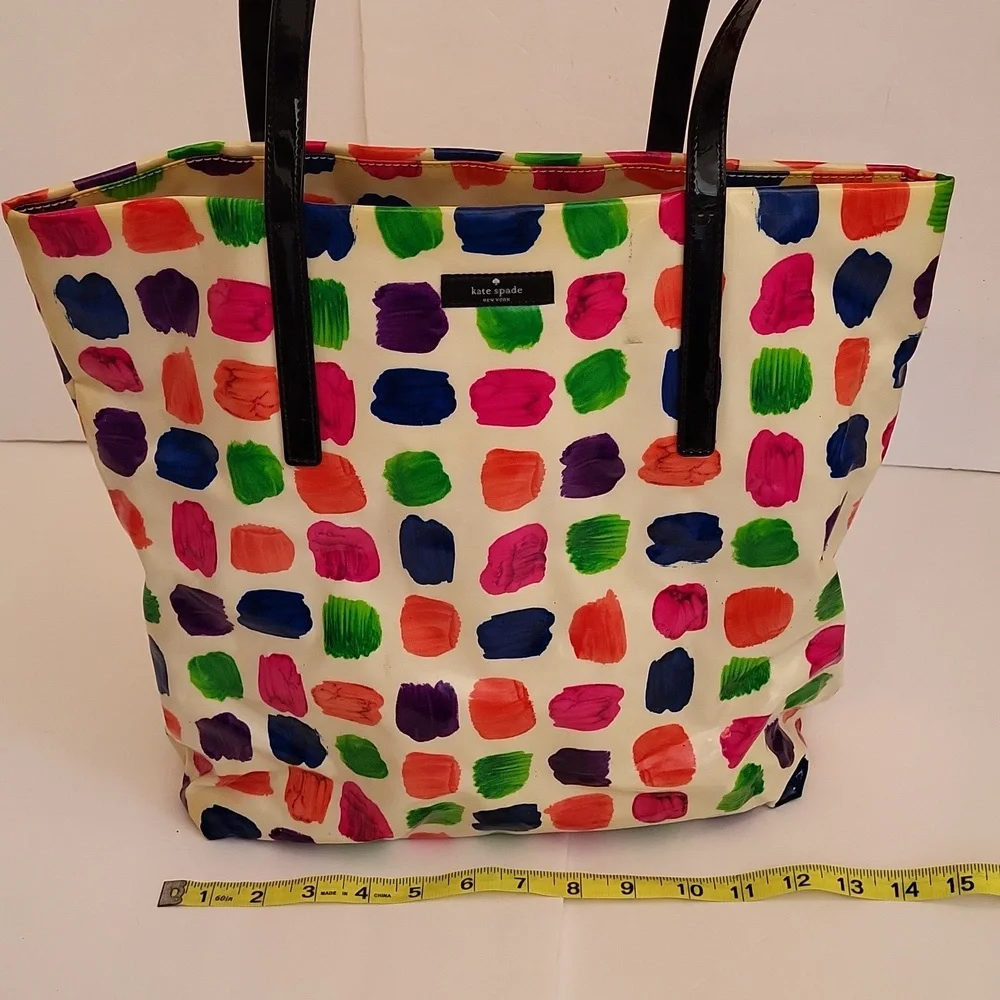 EUC Kate Spade Large Multicolor Tote - Picture 1 of 10